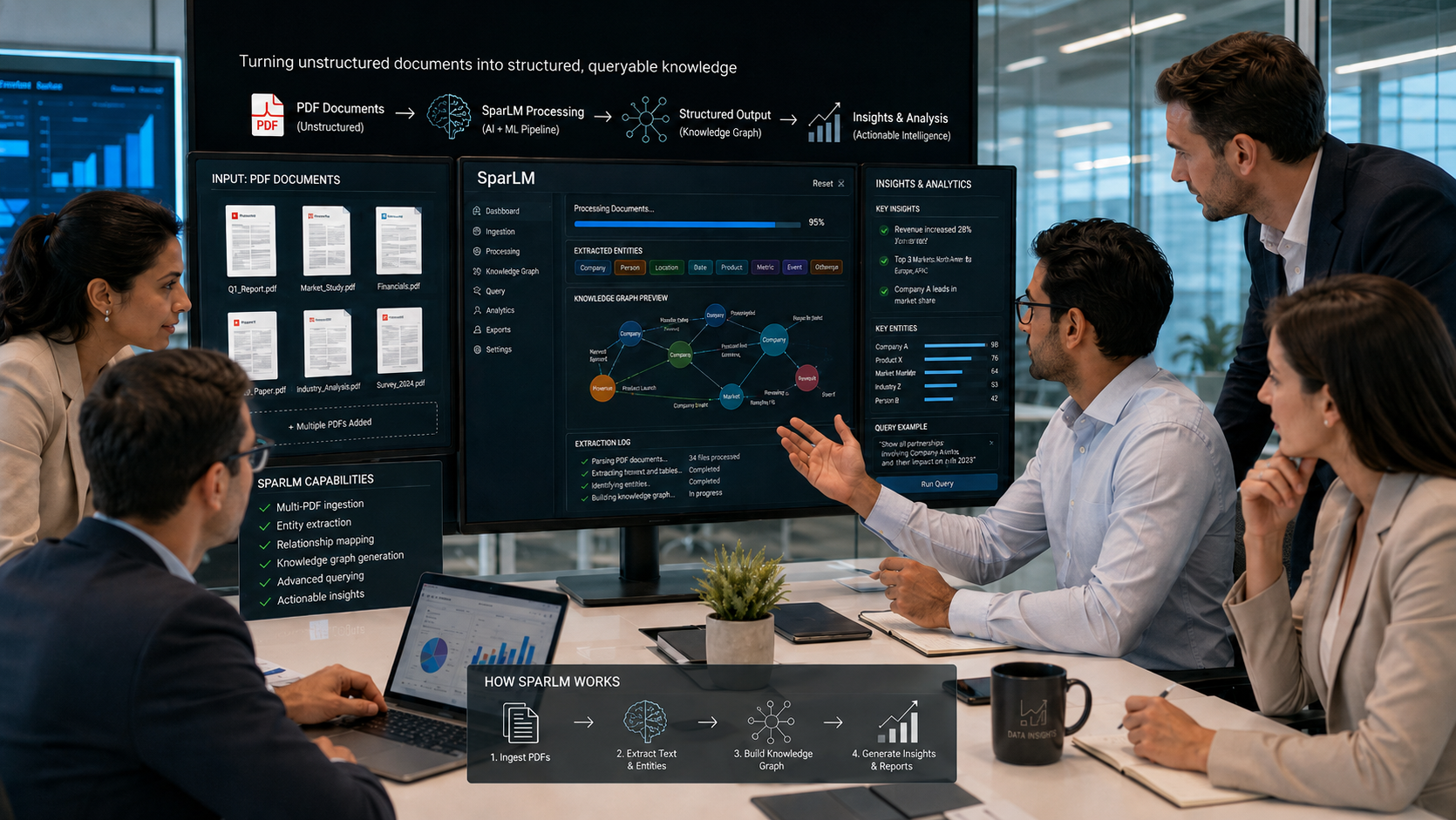 research reports into decision-ready insights and executive reports